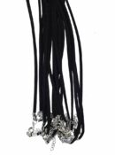 Necklace Suede Black 18" 10pcs