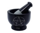 Soapstone Mortar Pentagram