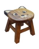Stool Wooden Cat