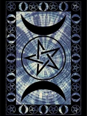 Bedspread Single Triple Moon Dark Grey