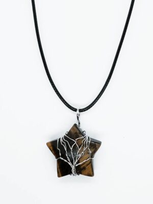 Necklace Star Tiger Eye TOL