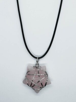 Necklace Star Rose Qz Pentagram