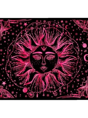 Bedspread Single Sun Pink