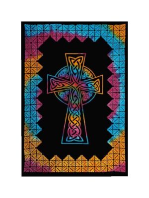 Bedspread Double Cross Multicolour