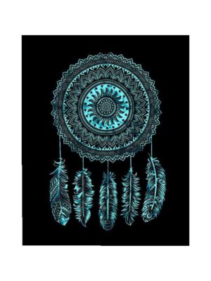 Bedspread Double D/C Turquoise