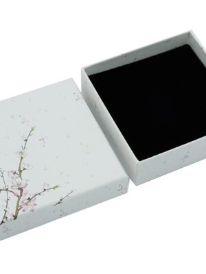 Box Bracelet White Flower 12pcs