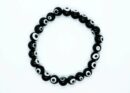 Bracelet Beaded Evil Eye Black