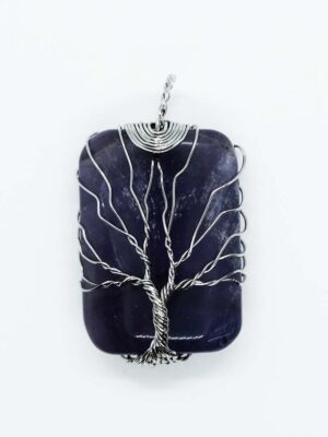 Pendant TOL Rect Amethyst