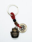 Keyring Waving Cat Coins