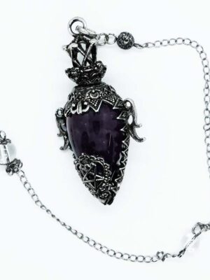 Pendulum Pentagram Vase Amethyst