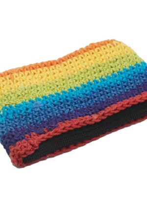 Square Rainbow Zip Purse