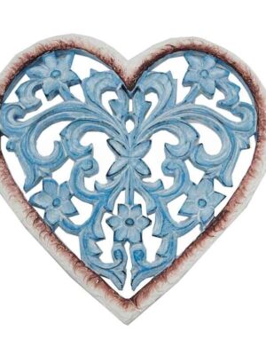 Wooden Heart Tree 25cm. Hanging. Various Colours