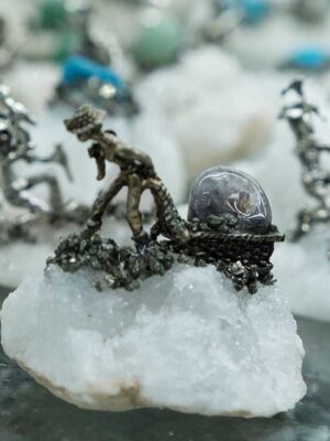 Miner on Quartz Cluster. Assorted Design