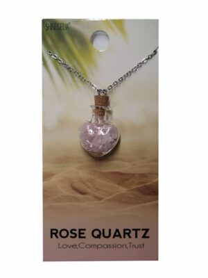 Necklace Wish Jar (Choose Stone)