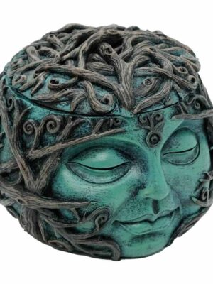 Box Buddha Head With Tree