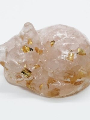 Cat Orgone Rose Quartz 4cm