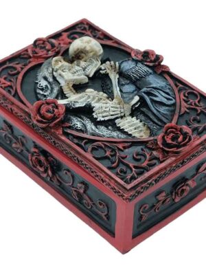 Box Trinket Skeleton Lovers