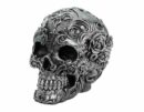Skull Patterned Black Silver