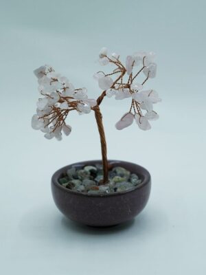 Tree Chip Rose Qz Colour Pot