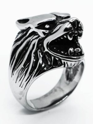 Ring Stainless Steel Wolf