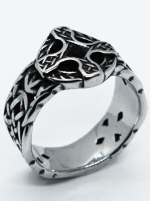 Ring Stainless Steel Cross