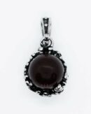 Pendant Steel Red Ball