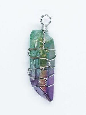 Pendant Crystal Colour Wired