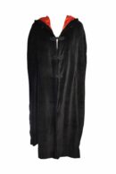 Jacket Cape Black And Red