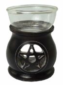 Oil Burner Soapstone Pentagram