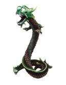 Dragon Spiral. Wooden. H20xW12 Inches