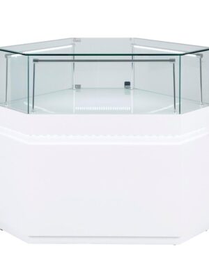 Frameless Display Glass Counter 750X750X1050mm SLW Code 99082