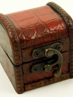Box Wooden Chest 6X6X6cm
