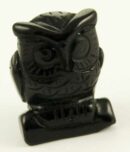 Stone Owl Obsidian 20X38cm