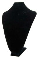 Bust Black Velvet H37cm