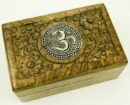Box Wooden With Om