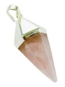 Pendant Pendulum Rose Quartz