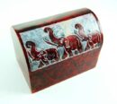Soapstone Box Chest Red