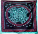 Bedspread Double Celtic Turquoise