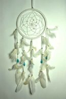 Dream Catcher Ruby White 17cm