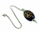 Pendulum Amethyst With Pentagram