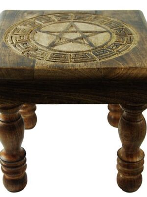 Altar Table Wooden Pentagram