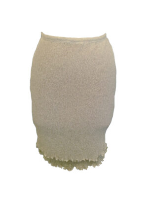 Skirt White Knitted Size 14