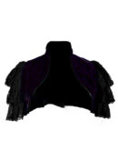 Jacket Shrug Velvet Purple