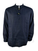 Shirt Mandarin Navy Size 44