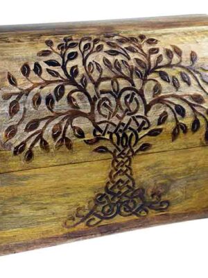 Box Chest With Tree Design