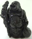 Buddha With Beads And Bags Resin 10cm
