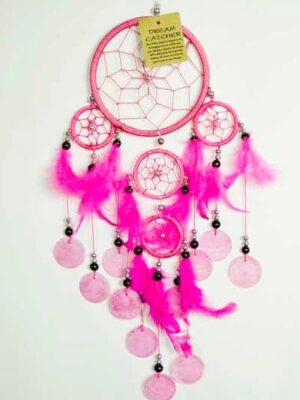 Dream Catcher Pink With Shell 11.5cm