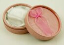 Box Bracelet Round Pink 8.5X3cm  2pcs