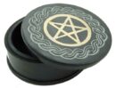 Box Jewellery Soapstone Pentagram 4 Inch