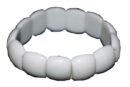 Bracelet White Ceramic Stone